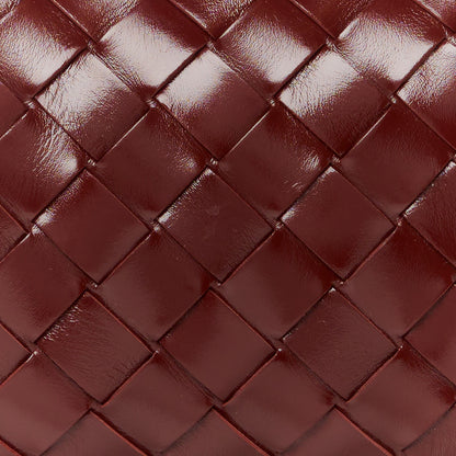 Bottega Veneta Polished Nappa Intrecciato Knot Mini Loop Camera Bag Madder Brown 7 of 9