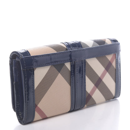 Burberry Supernova Check Penrose Continental Wallet Blue 3 of 8