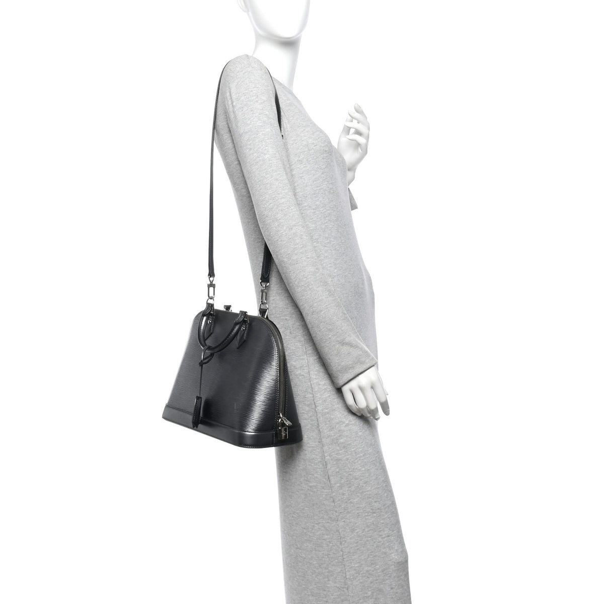 Hermes Taurillon Clemence EVELYNE III PM  Bleu Agate 2 of 11