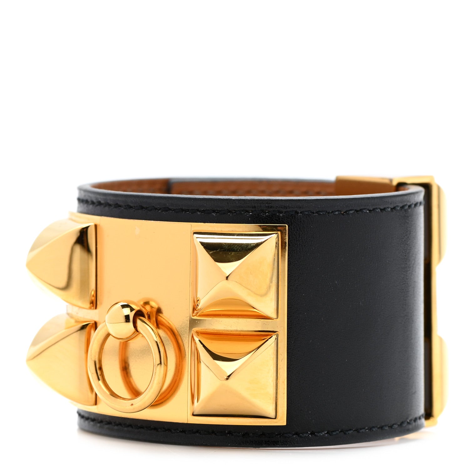 Hermes Chamonix Collier de Chien CDC Bracelet S Black 1 of 7