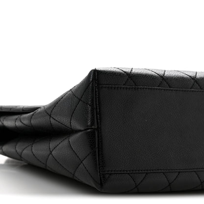 Chanel Caviar Quilted Jumbo Kelly Flap Black 10 of 16