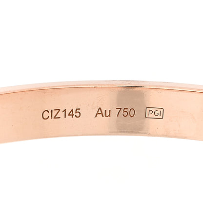 Cartier 18K Pink Gold LOVE Bracelet 18 6 of 6