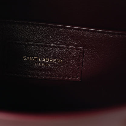 Saint Laurent Smooth Calfskin Small Manhattan Shoulder Bag Hot Wine 5 of 8