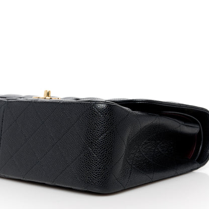 Chanel Caviar Quilted Jumbo Double Flap Black 11 of 12