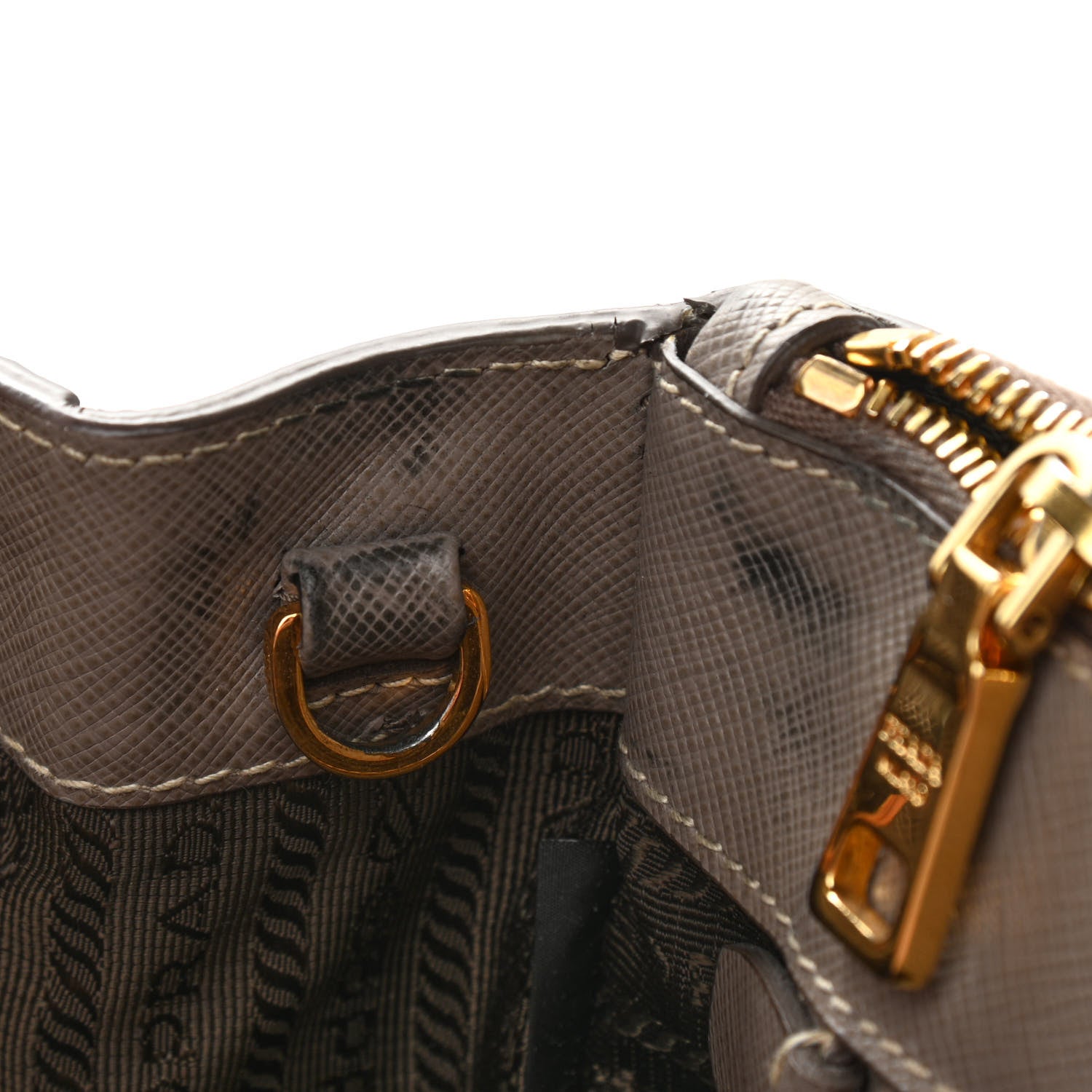 Prada Saffiano Medium Galleria Double Zip Tote Argilla 13 of 15