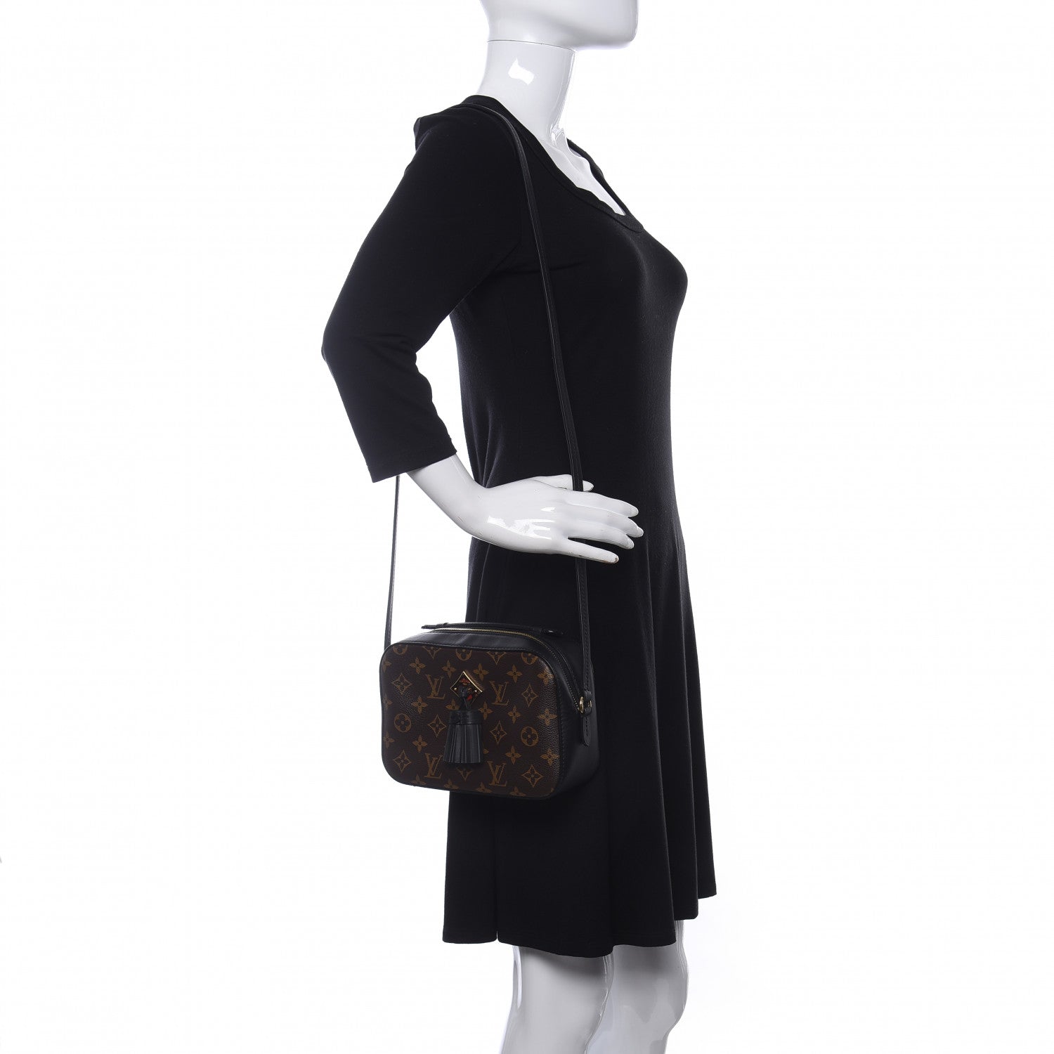 Louis Vuitton Monogram Saintonge Black 2 of 11