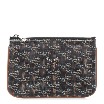 Goyard Goyardine Mini Senat Pochette Black Gold 1 of 5