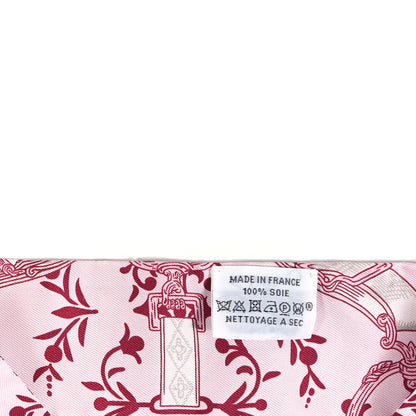 Hermes Silk Etriers Remix Twilly Rose Pale Bordeaux 3 of 4