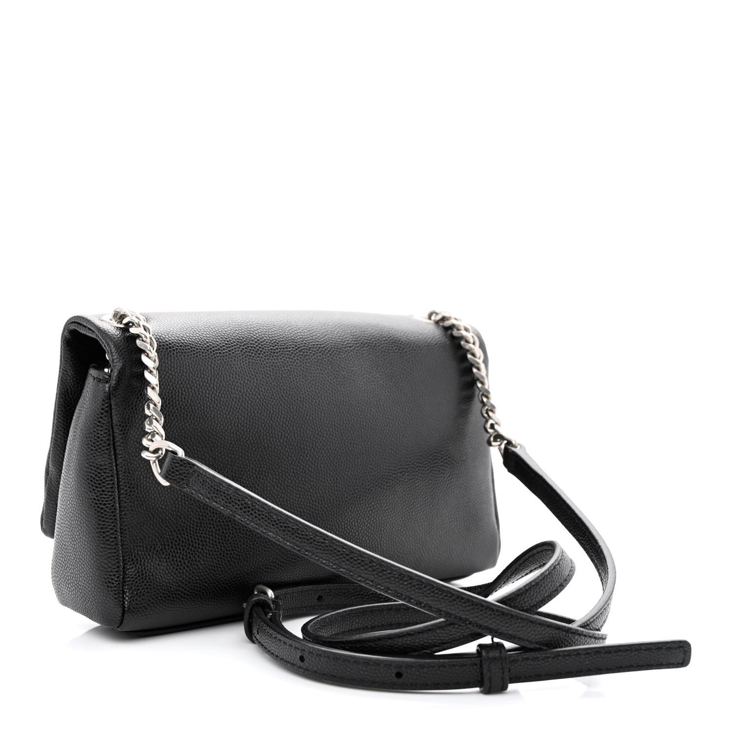 Grain De Poudre Monogram Toy West Hollywood Fold-Over Bag Black