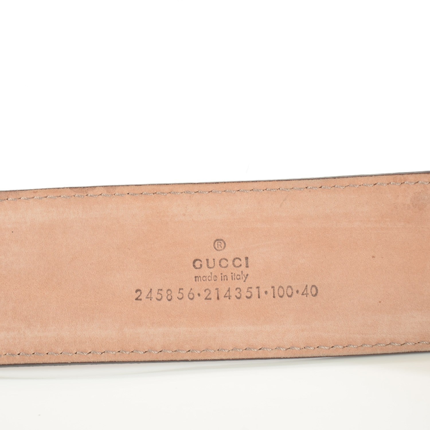 Gucci Monogram Heart GG Lovely Belt 100 40 3 of 5