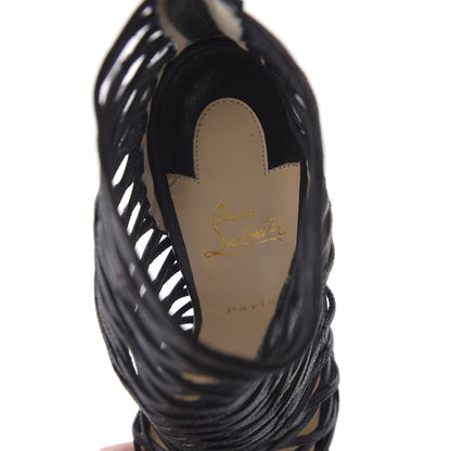 Christian Louboutin Kid Mille Cinque 100 Ankle Boots 40.5 Black 7 of 8