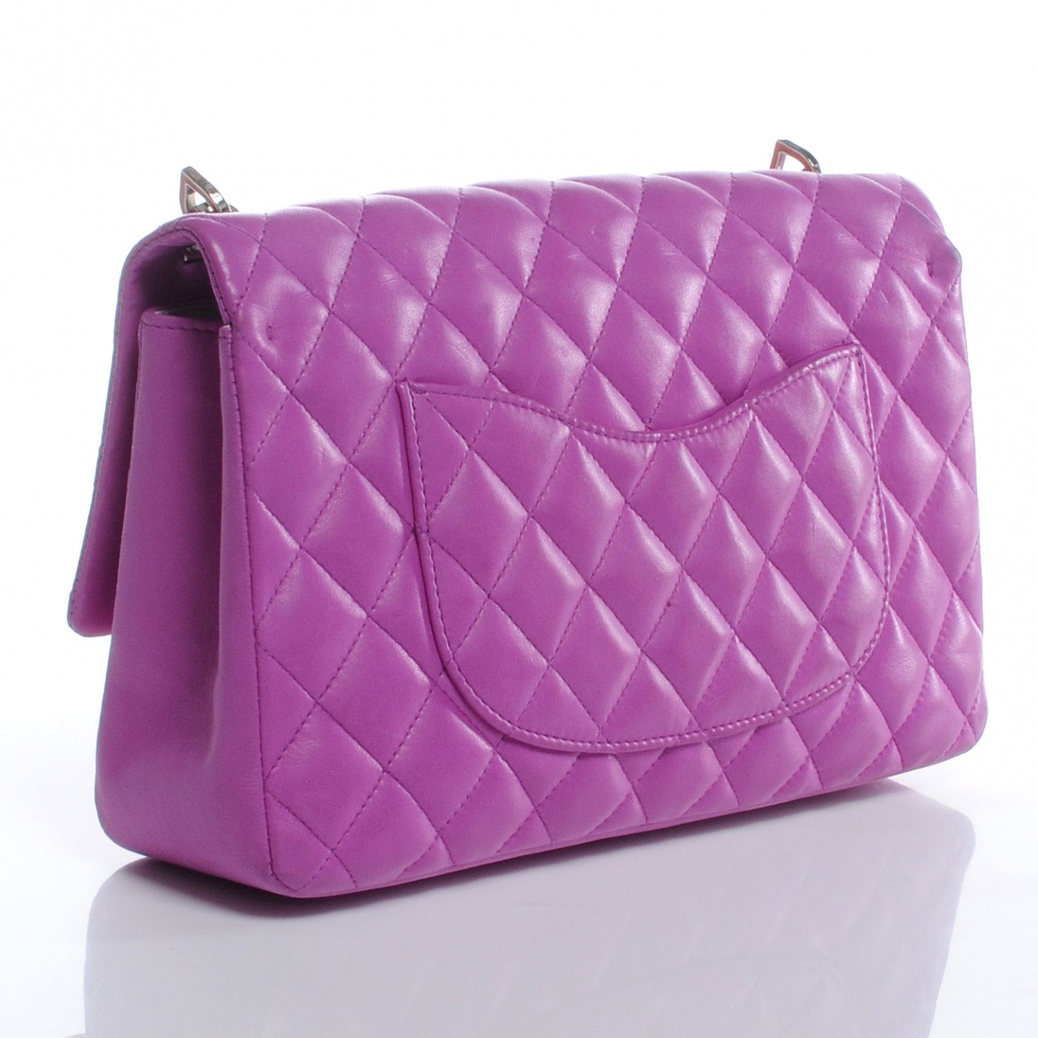 Chanel Lambskin Heart Valentine Medium Flap Fuchsia 3 of 8