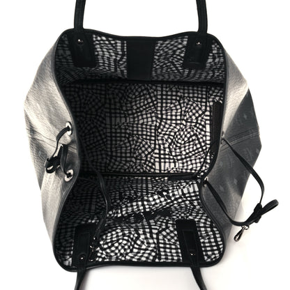 MCM Visetos Large Liz Reversible Shopper Tote Black 5 of 18