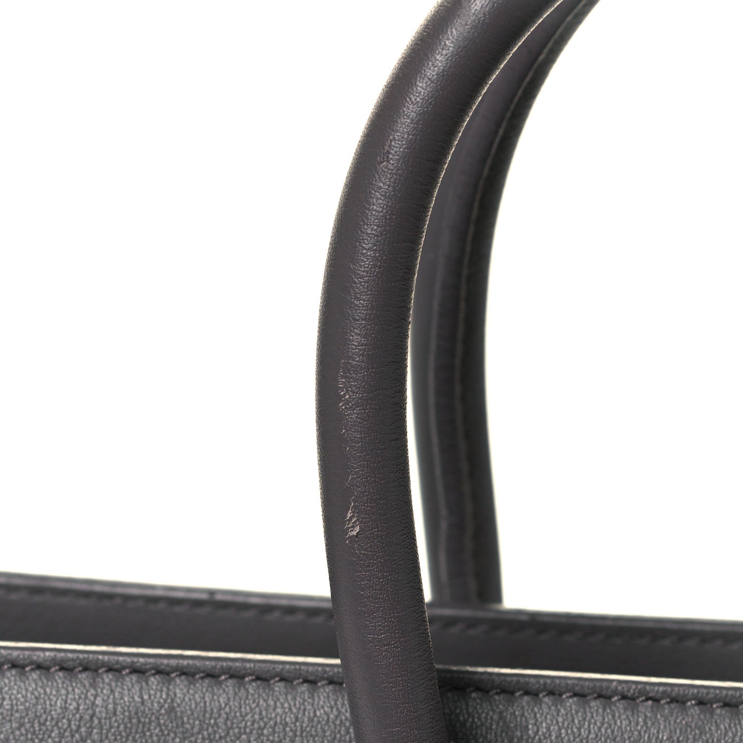 Saint Laurent Grained Calfskin Baby Sac De Jour Fog 8 of 10