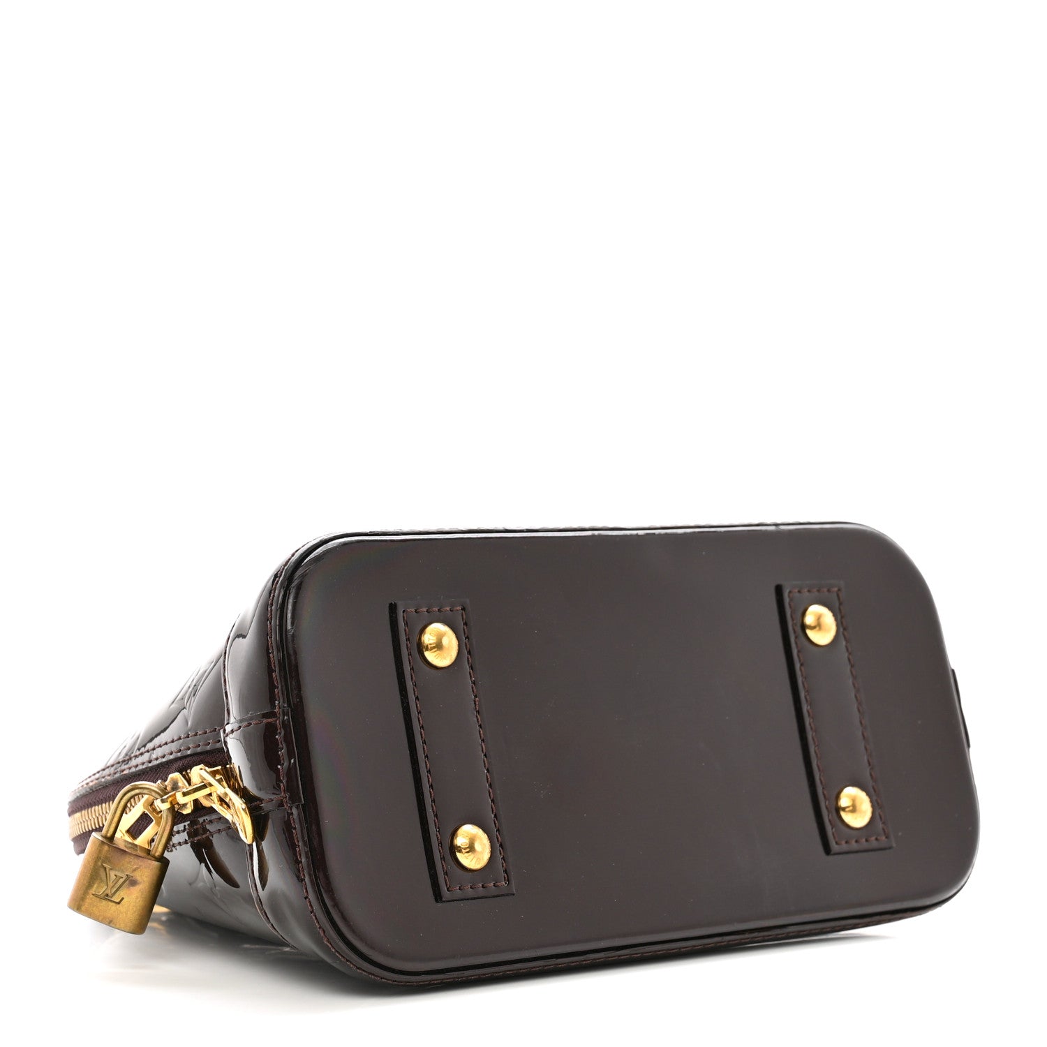 Louis Vuitton Vernis Alma BB Amarante 4 of 9