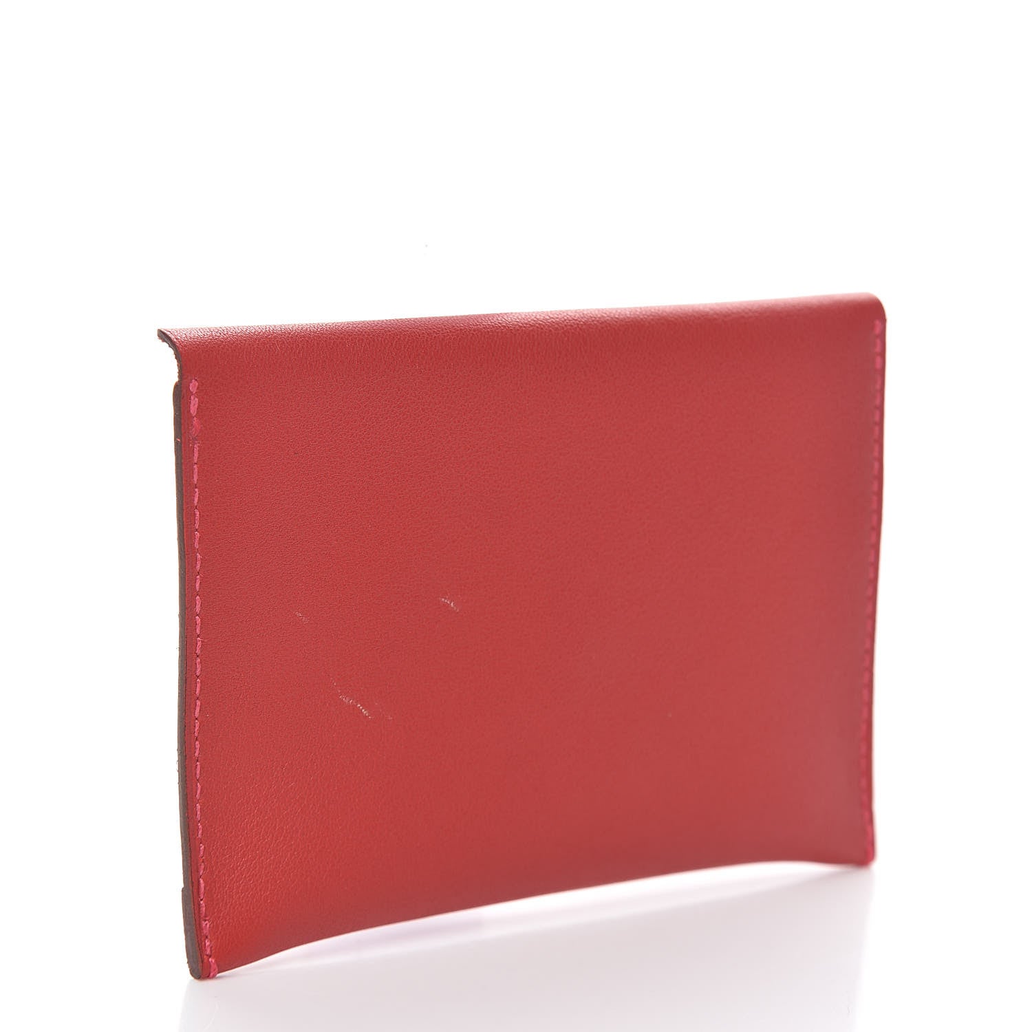 Hermes Swift Le Sens De L'Objet Envelope Card Case Vermillion 3 of 8