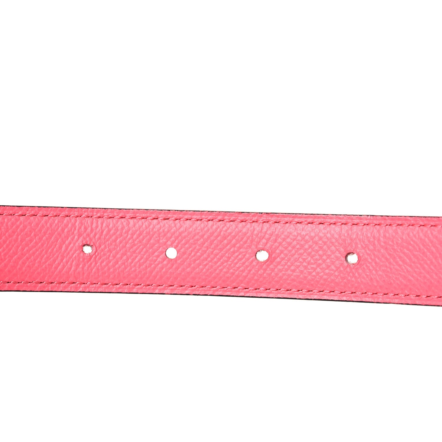 Hermes Epsom Swift 24mm Belt Strap 80 32 Rose Azalee Rouge De Coeur 4 of 5