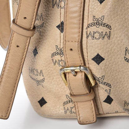 MCM Visetos Medium Essentials Shopper Tote Beige 17 of 24