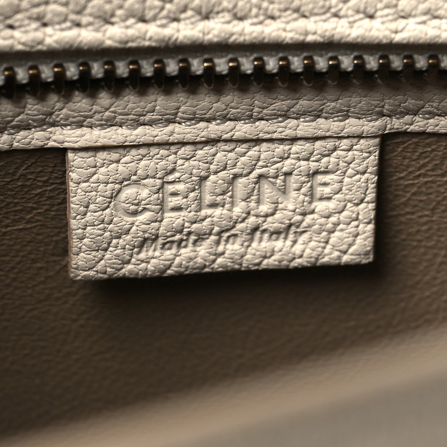 Goatskin Nano Luggage White