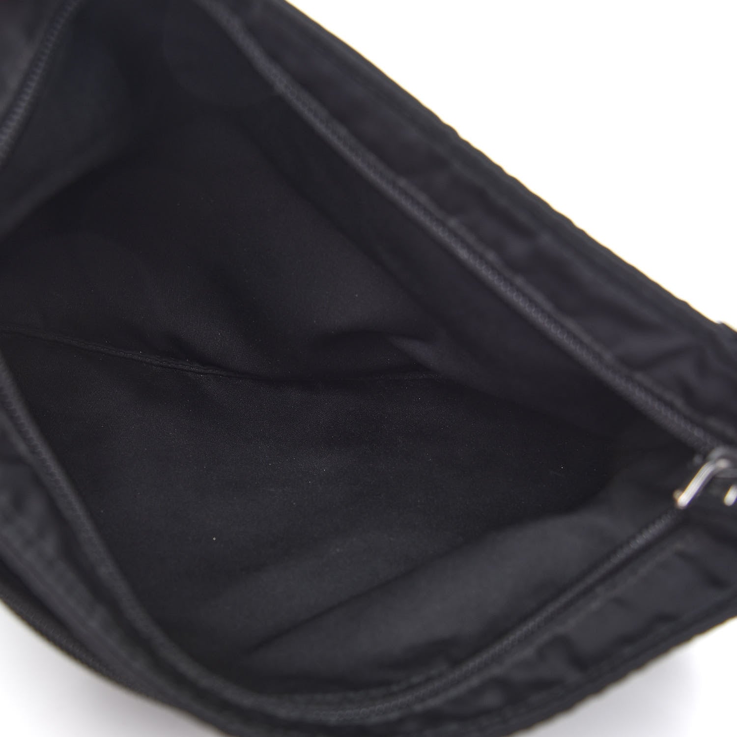 Prada Nylon Saffiano Flat Messenger Bag Black 5 of 9