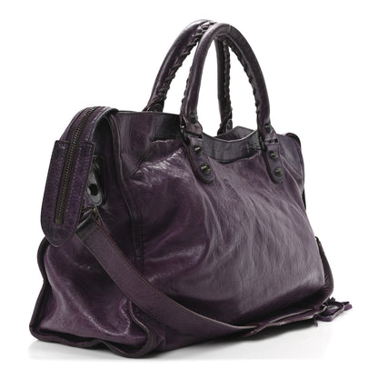 Balenciaga Agneau Classic Hardware City Raisin 3 of 9