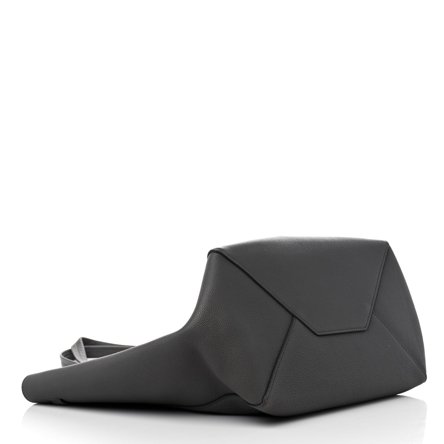 Celine Soft Grained Calfskin Small Belt Cabas Phantom Grey 4 of 13