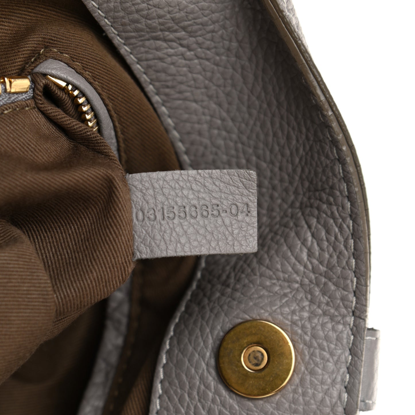 Calfskin Large New Marcie Tote Cashmere Grey