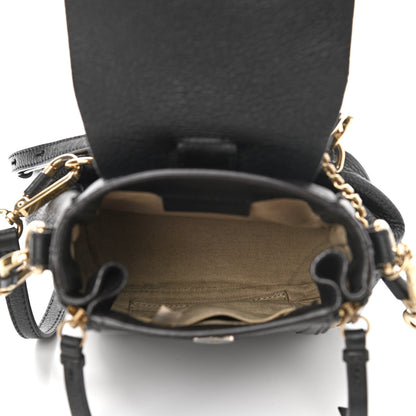 Chloe Suede Calfskin Mini Faye Backpack Black 5 of 12