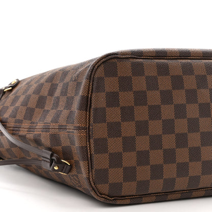 Louis Vuitton Damier Ebene Neo Neverfull MM Rose Ballerine 10 of 14