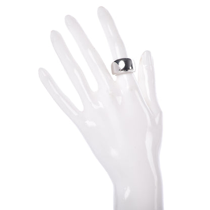 Cartier 18K White Gold Nouvelle Vague Dome Ring 50 5.25 2 of 5