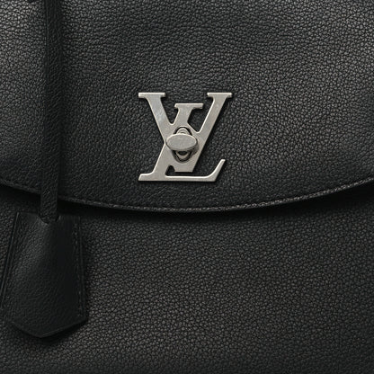 Louis Vuitton Calfskin Lockme Ever BB Black 8 of 12