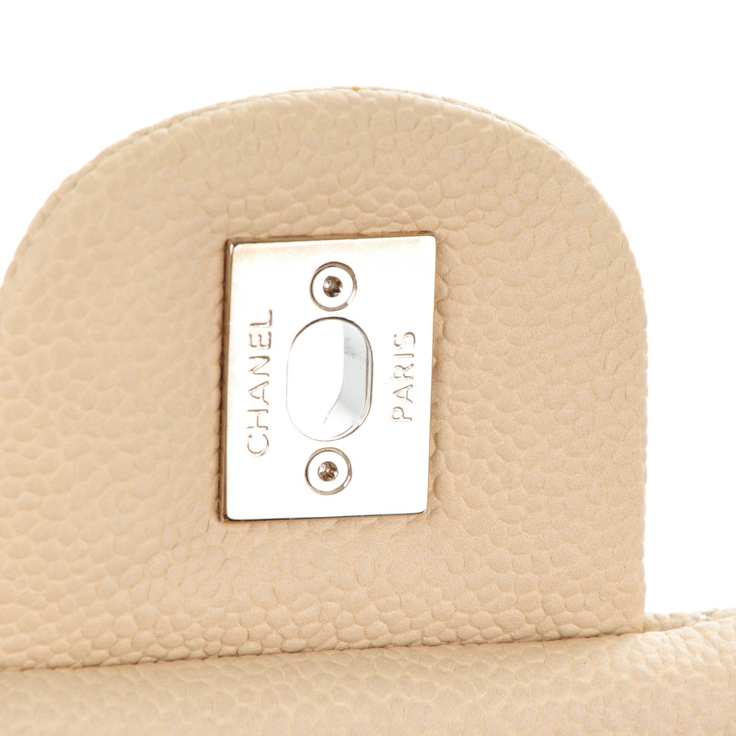 Chanel Caviar Quilted Jumbo Easy Flap Beige 8 of 8