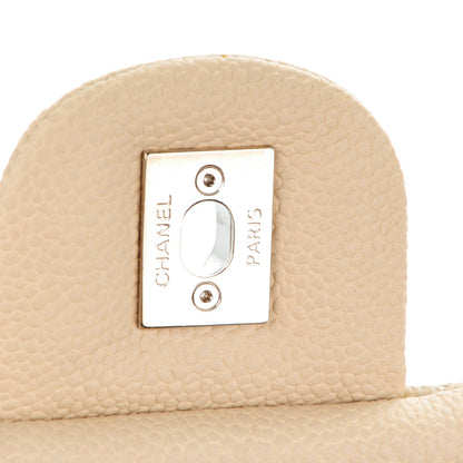 Chanel Caviar Quilted Jumbo Easy Flap Beige 8 of 8