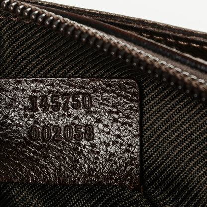 Gucci Monogram D Ring Cosmetic Case Brown 7 of 8