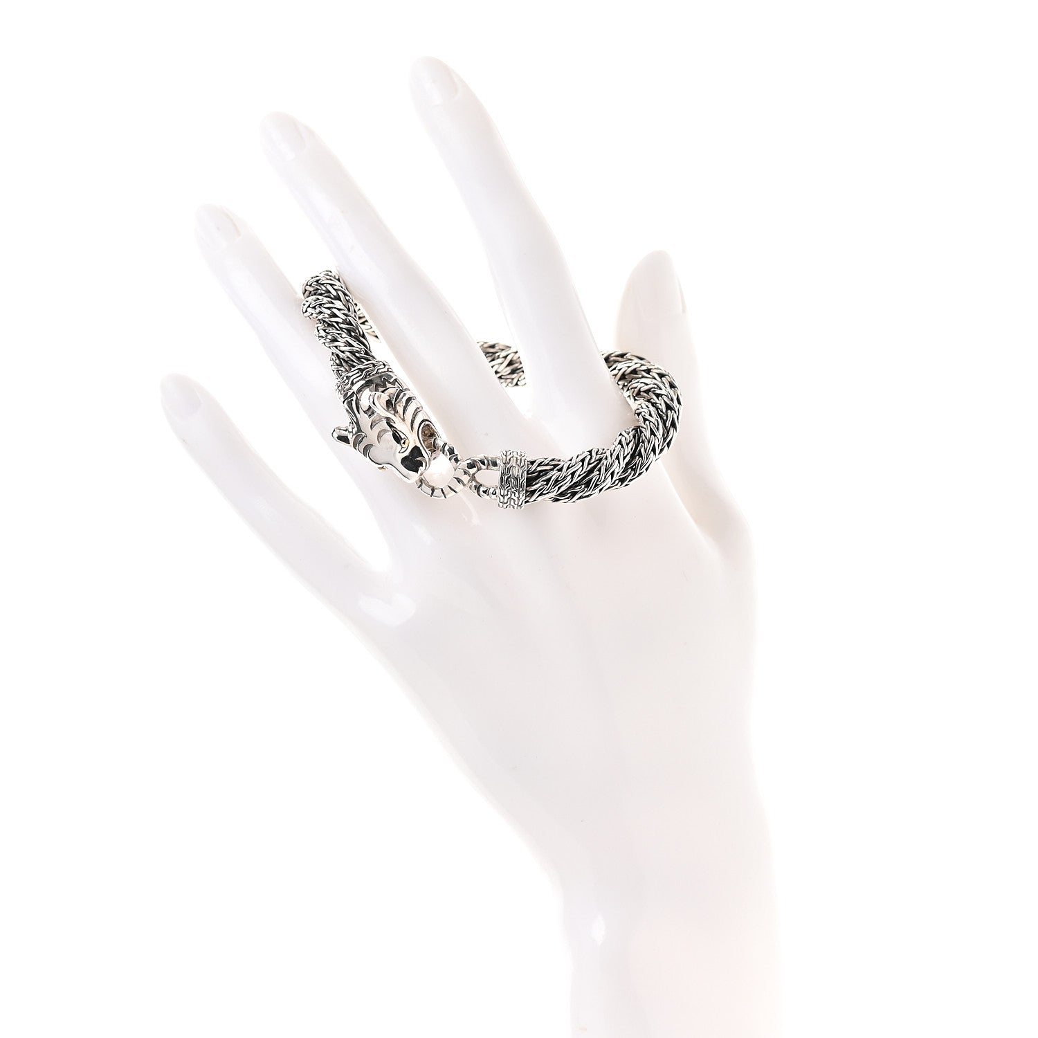 John Hardy Sterling Silver Palu Macan Tiger Chain Bracelet 2 of 5