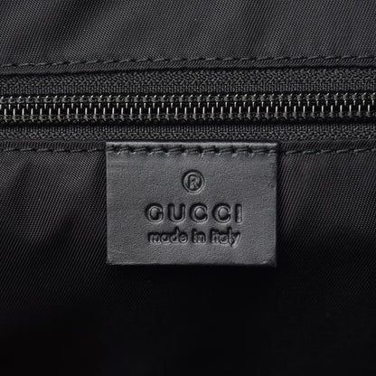Gucci GG Supreme Monogram Web Flap Messenger Bag Black 7 of 8