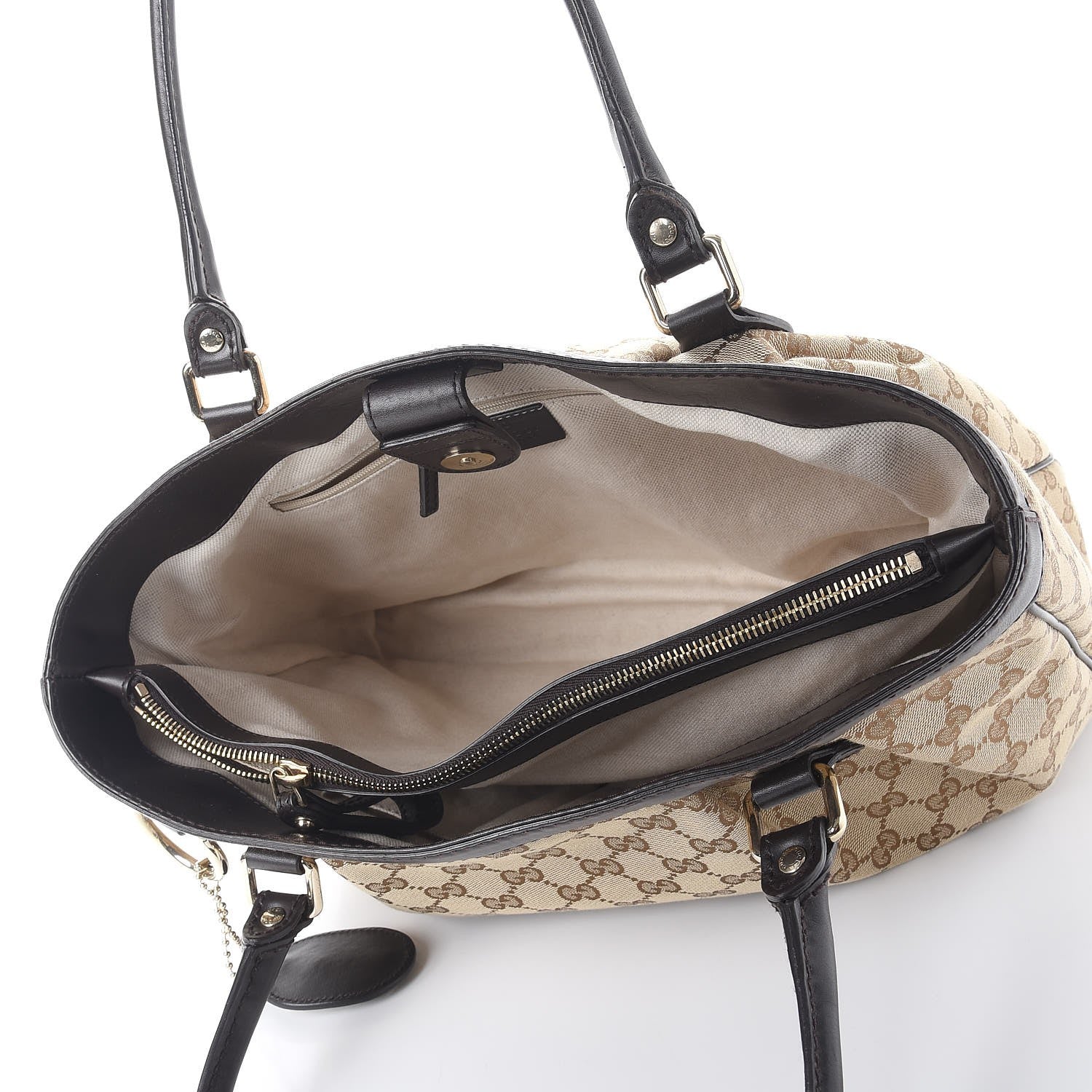 Gucci Monogram Medium Sukey Top Handle Tote Brown 5 of 11