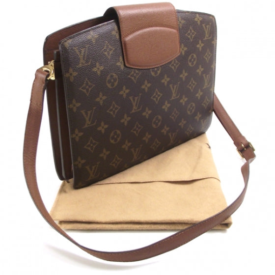 Louis Vuitton Vintage Courcelles Monogram Bag Shoulder 4 of 9
