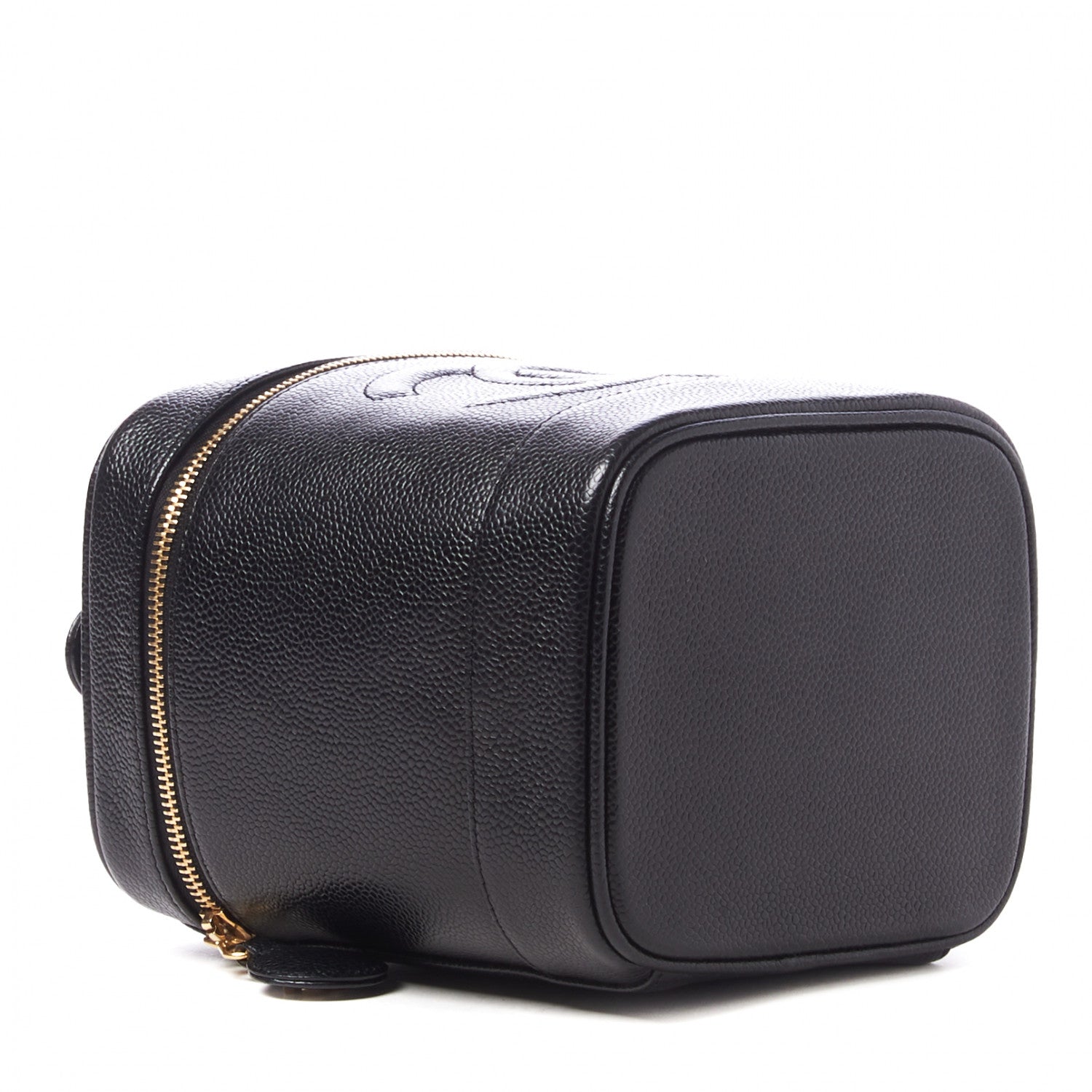 Chanel Caviar Vanity Cosmetic Case Black 3 of 9