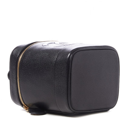 Chanel Caviar Vanity Cosmetic Case Black 3 of 9