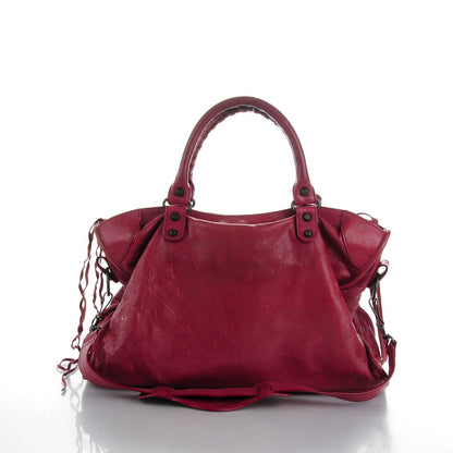 Balenciaga Agneau Classic Hardware City Cassis 6 of 10