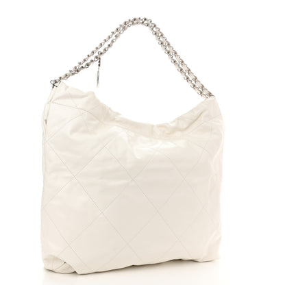 Chanel Shiny Calfskin Quilted Chanel 22 White 4 of 11