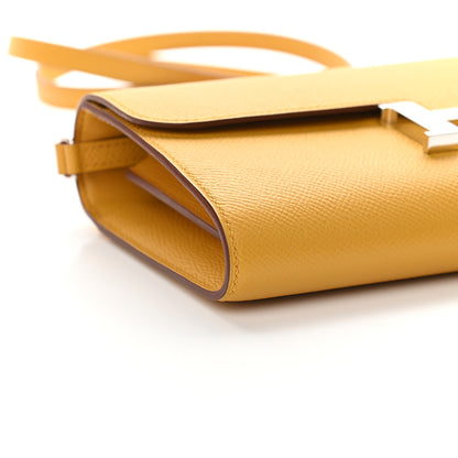 Hermes Epsom Constance Long Wallet To Go Jaune Ambre 7 of 8