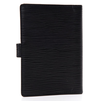 Louis Vuitton Epi Small Ring Agenda Cover Black 3 of 6