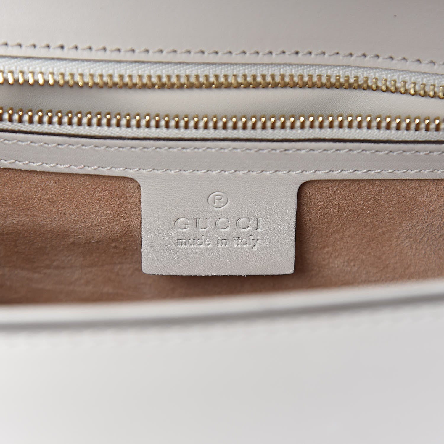 Gucci Calfskin Small Sylvie Shoulder Bag Off White 6 of 12