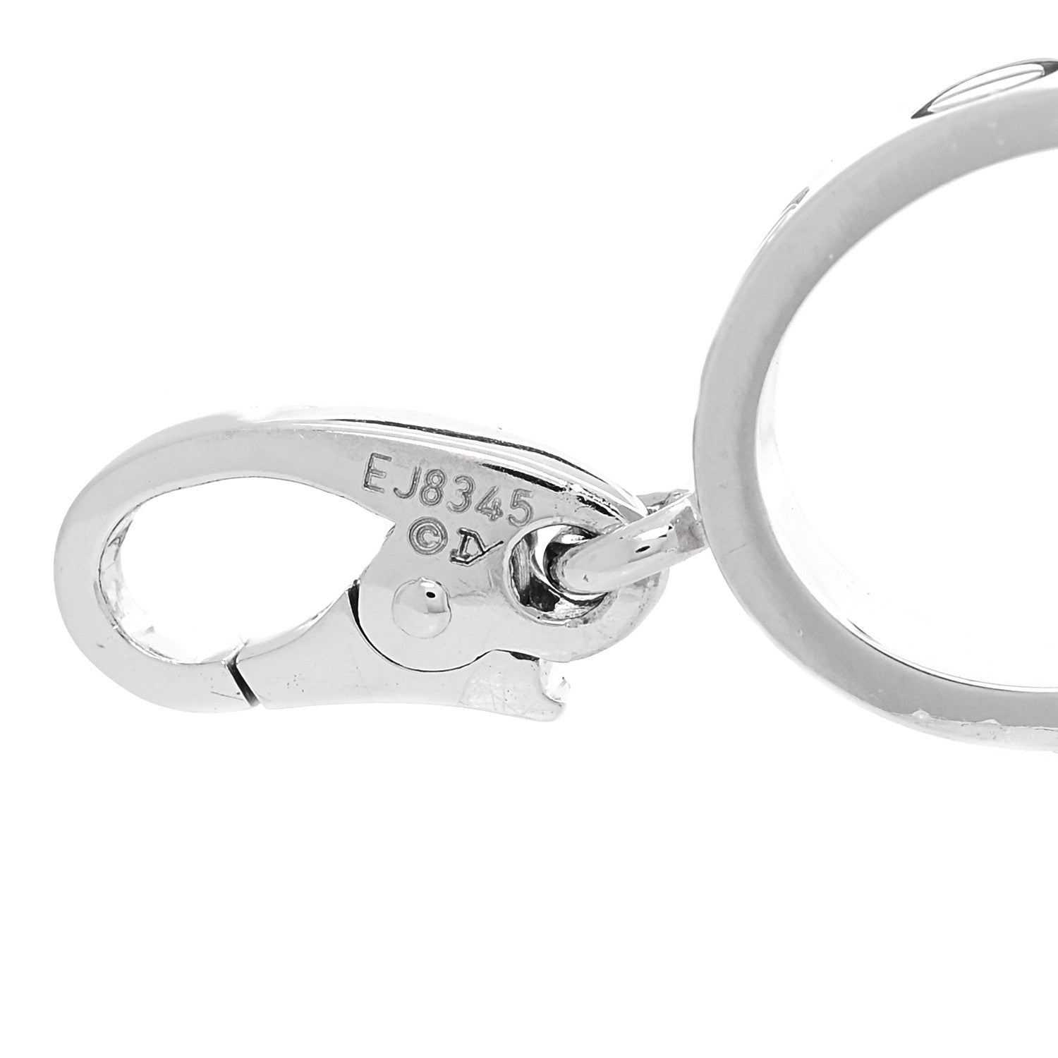 Cartier 18K White Gold LOVE Ring Charm 4 of 4