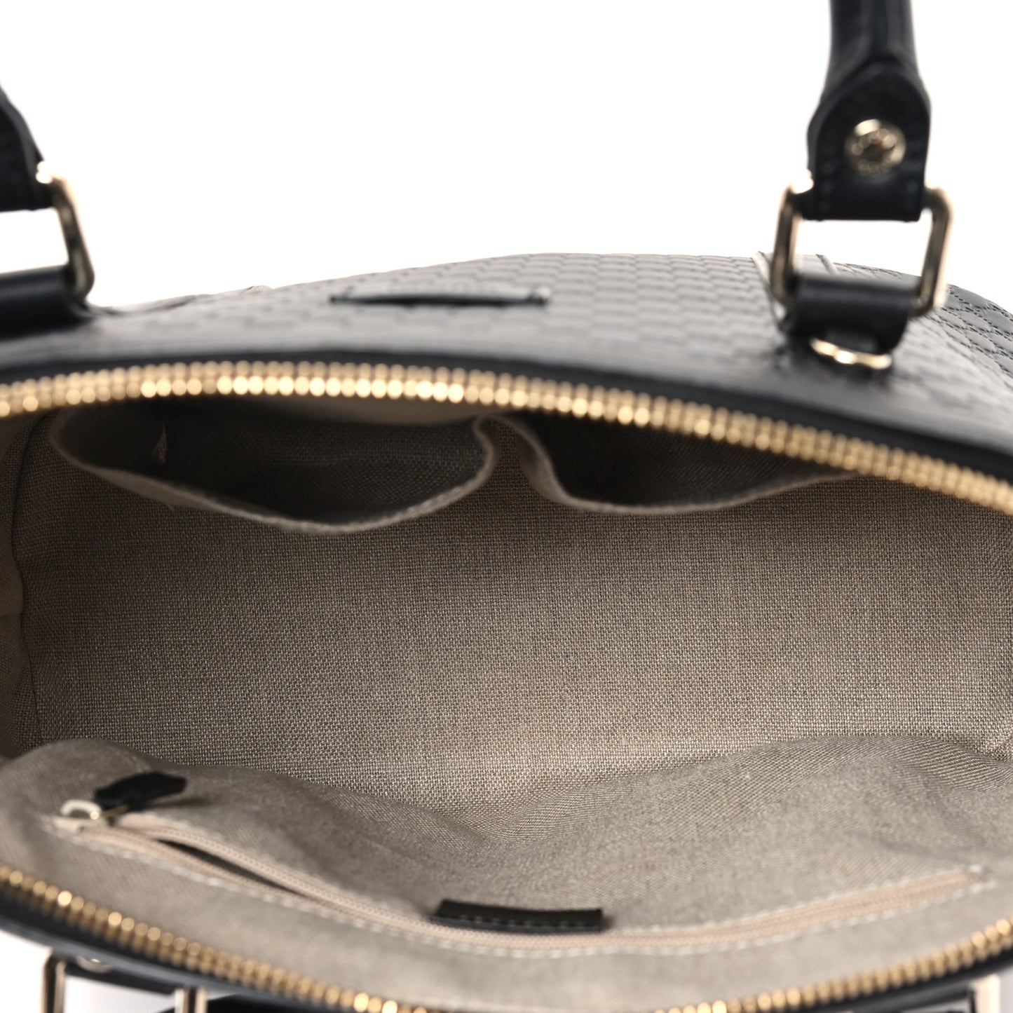 Microguccissima Medium Dome Bag Black