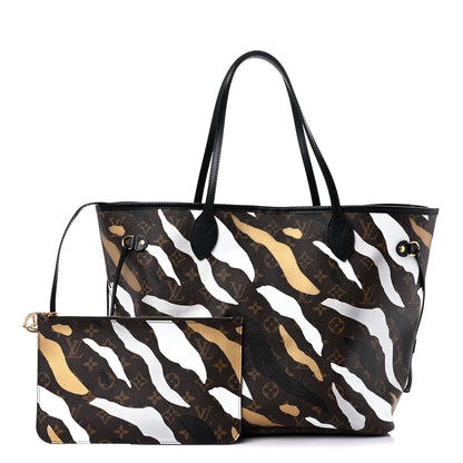 Louis Vuitton X LOL Monogram Neverfull MM Gold Silver 1 of 10
