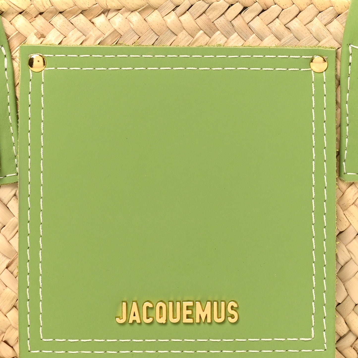 Raffia Suede Le Petit Panier Soli Green