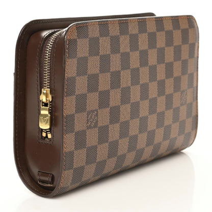 Louis Vuitton Damier Ebene Pochette Saint Louis Clutch 3 of 6